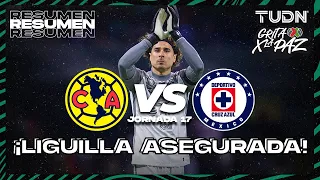 Resumen | América vs Cruz Azul | Grita México C22 J-17 | TUDN