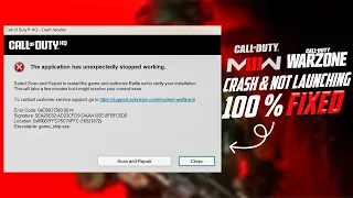 How To Fix COD MW3 Crash & Not Launching ✅ | Warzone Season 2 Crash Fix | COD MW 3 Directx Error