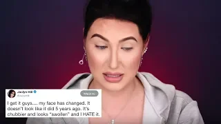 jaclyn hill hates her own face