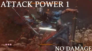 Sekiro - Isshin, the Sword Saint [ATTACK POWER 1/BASE VITALITY] No Damage