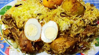 Learn How To Make Best Hyderabadi Chicken Dum Biryani  For Beginners/ Eid Special-Shrabani's Kitchen