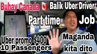 Buhay Canada/Balik Uber Driver Part Time job, Uber Driver in Toronto Ontario Canada 🇨🇦