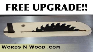 Free Tablesaw Splitter (WnW #101)