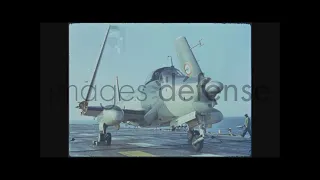 French Navy Breguet Alizé aboard aircraft carrier Arromanches (R95)