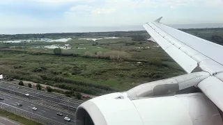 Aer Lingus wet arrival into Barcelona El Prat Airport