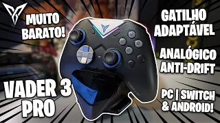 O Controle Mais TECNOLÓGICO e BARATO que eu JÁ USEI! | Flydigi VADER 3 & Flydigi VADER 3 PRO