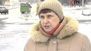 5.02.16 - Опасный пешеходный переход - на проспекте Гагарина накануне погибла 11-летняя девочка