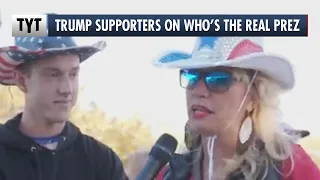 These Trump Supporters Are CONVINCED "Sleepy Joe Poopy Pants Isn't The Acting President"