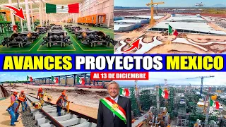 MIRA ASI AVANZAN Y TOMAN FORMA LOS MEGA PROYECTOS DE MEXICO TREN MAYA, REFINERIA, METRO Y PARQUE