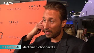 Matthias Schoenaerts at "THE MUSTANG" premiere