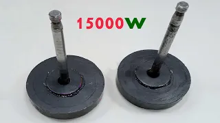 Magnetic power How to make 230v 15000w infinity free energy generator #freeenergy