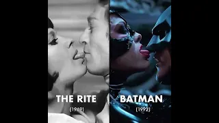 This iconic (1992) #Batman kiss was inspired by the 1969 Swedish drama #shorts