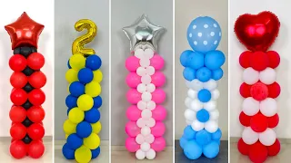 5 Very Easy Method of Balloon Pillar for any occasion at home