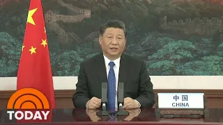 Chinese President Xi Jinping Addresses World Health Organization Summit | TODAY
