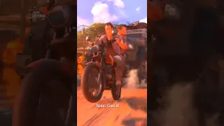 The EPIC motorcycle chase form uncharted 4 | Leo | #viral  #shorts