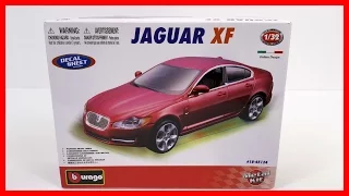 Toy Cars for kids Model Car Jaguar XF! Bburago Italian Toy Car Construction  Scale model.