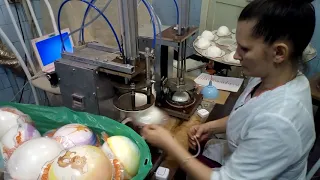 производство сахарной (сладкой) ваты в шариках.продажа оборудования.