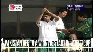 World Cup 13th Match Pakistan v United Arab Emirates at Gujranwala  Feb 24, 1996