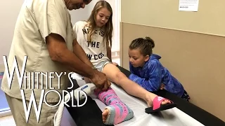 Whitney gets her Cast Cut Off | Whitney