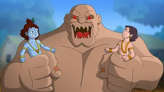 Krishna aur Balram -  Menace of the Monster | Cartoon Videos | Hindi Stories for Kids