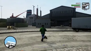 GTA San Andreas Definitive Edition Robbing Uncle Sam Forklift Mission