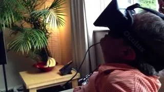 Dad's reaction to Oculus Rift VR