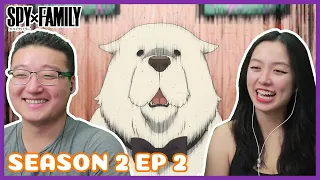 BEST BOY BOND WANTS FOOOOD!! 🍖 | Spy x Family Season 2 Episode 2 Couples Reaction & Discussion