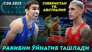 🇺🇿 ЯШАВОООР!!! Абдумалик Халоков - Чарли Сениор | Boks Jahon chempionati 2023