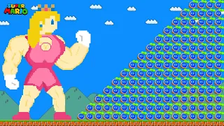 Super Mario Bros. But Wonder Seed = Muscular Peach...