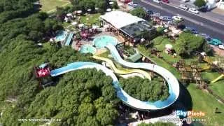 Water Slides Strand | Aerial Video | SkyPixels.co.za