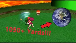 Neil from Mario Golf Toadstool Tour breaks the laws of Physics - 1050 Yard Drive!!!