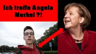 Ich treffe ANGELA MERKEL ! 😨😲