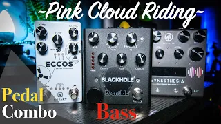 Effect Pedal Combo: Bass! Eccos Keeley+Blackhole Eventide+Synesthesia GFI Systems~Pink Cloud Riding~