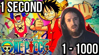 'One Second Of 1000 One Piece Episodes' New One Piece Fan Reacts!