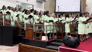 52 Anos de Louvor do Coral Monte da Oração- AD PB. Aleluia Cristo é Vivo. Maestrina Léa PRAXEDES.