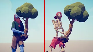 EVERY UNIT TURNED INTO SKELETON - Totally Accurate Battle Simulator TABS