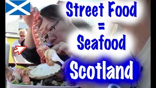 Scotland Street Food - THE BEST SEAFOOD in Oban Scotland!