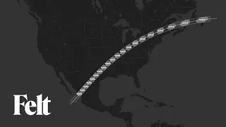 Mapping the Umbra (Shadow) of the 2024 Solar Eclipse