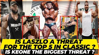 Is Laszlo Kiraly a threat to the top 5 in classic Olympia 2023 ? Hassan vs Phil at Orlando + Keone