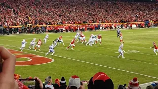 Mahomes rushing TD. '21/'22 AFC Divisional @ Arrowhead Stadium