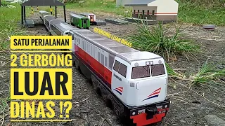 KERETA API KAYU || Begini cara langsir gerbong luar dinas !?