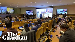 UN diplomats stage walkout during Russian discussion on children's rights