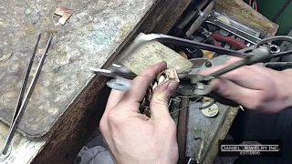 How To Make Miami Cuban Link Box Lock 100% By Hand Daniel Jewelry Inc Cierre de Caja Oro 14k