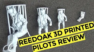 Reedoak 3D scanned and printed Pilot Figure Review - all scales from 1/144 to 1/32