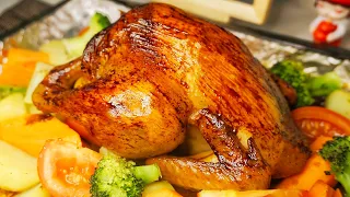 Crispy Roast Chicken爆汁脆皮烤鸡，外脆里嫩，小白也一次成功