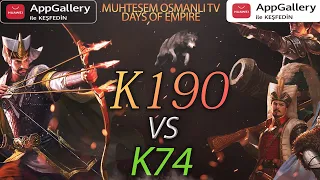 Muhteşem Osmanlı / Days od Empire TV - K190 VS K74 - KVK Savaşı #muhteşemosmanlı