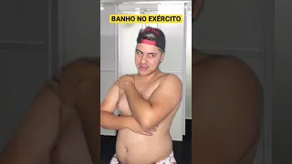 BANHO NO EXÉRCITO | #shorts