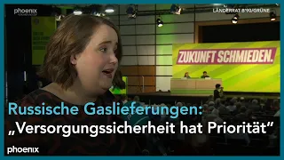 Interview mit Ricarda Lang (Co-Vorsitzende Grüne) beim Grünen Länderrat