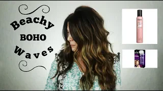 Beachy Boho Waves Tutorial for SUMMER 2018! BIG hair, don't care!