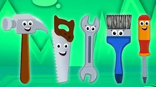 инструменты палец семьи | русский мультфильмы для детей | Tools Finger Family | Baby Box Russia